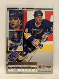 #186 Kevin Miller St Louis Blues 1994-95 Fleer Ultra Hockey Card