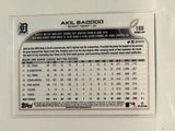 #188 Akil Baddoo Detroit Tigers 2022 Topps Opening Day Baseball Card