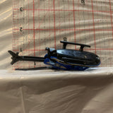 Blue Police Helicopter Hot Wheels Loose Diecast Car 1/64 HQ