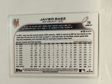 #79 Javier Baez New York Mets 2022 Topps Opening Day Baseball Card