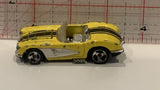 Yellow '58 Corvette  Hot Wheels Toy Diecast Car