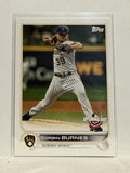 #212 Corbin Burnes Milwaukee Brewers 2022 Topps Opening Day Baseball Card