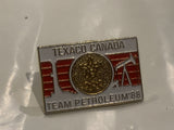 Texaco Canada Team Petroleum '88 Olympics Lapel Hat Pin CZ