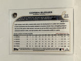 #212 Corbin Burnes Milwaukee Brewers 2022 Topps Opening Day Baseball Card