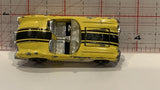 Yellow '58 Corvette  Hot Wheels Toy Diecast Car