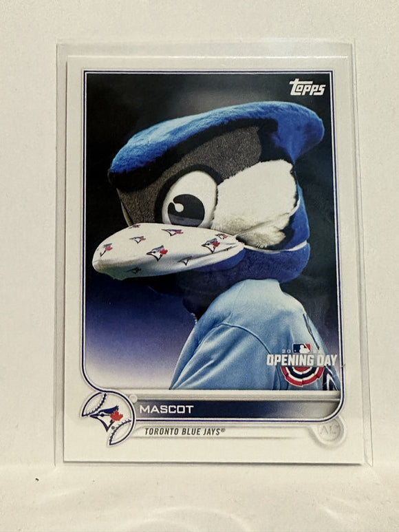 #M-23 Mascot Toronto Blue Jays 2022 Topps Opening Day Baseball Card