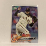 #70 Johnny Cueto San Francisco Giants  Series 1 2018 Topps Baseball Card A2M