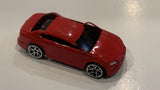 Red Crushed Roof Racer Motor Max Toy Diecast Car