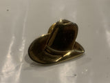 Cowboy Hat Lapel Hat Pin CZ