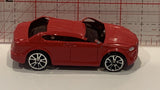 Red Crushed Roof Racer Motor Max Toy Diecast Car