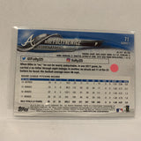 #71 Mike Foltynewicz Atlanta Braves  Series 1 2018 Topps Baseball Card A2M