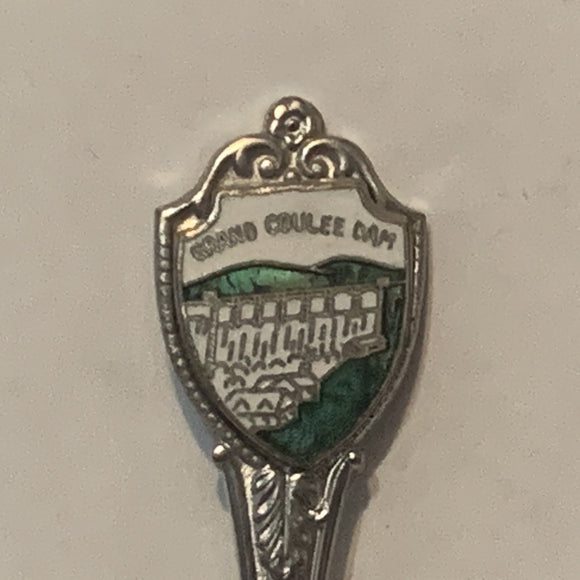 Grand Coulee Dam collectable Souvenir Spoon PK