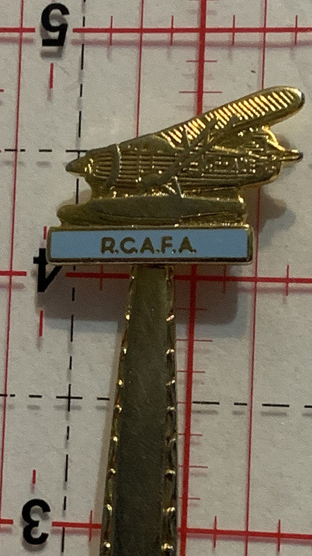 R.C.A.F.A. Airplane Air Force Association of Canada Community  Souvenir Spoon