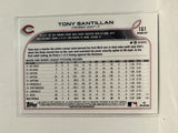 #161 Tony Santillan Rookie Cincinnati Reds 2022 Topps Opening Day Baseball Card
