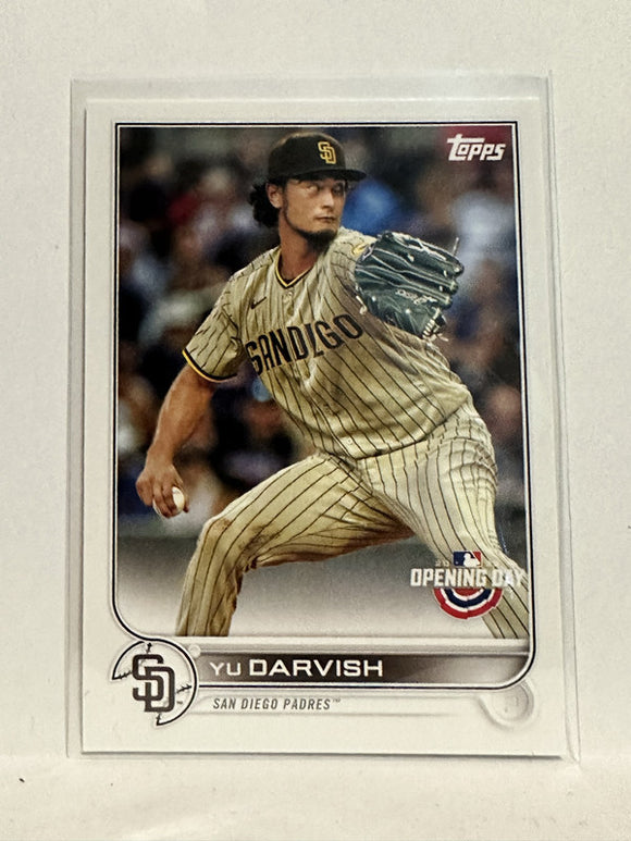 #18 Yu Darvish San Diego Padres 2022 Topps Opening Day Baseball Card