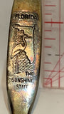 Florida Heron Bird The Sunshine State  oneida Silverplated Souvenir Spoon