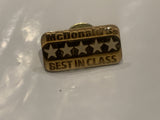 Mcdonald's Best In Class Lapel Hat Pin CZ