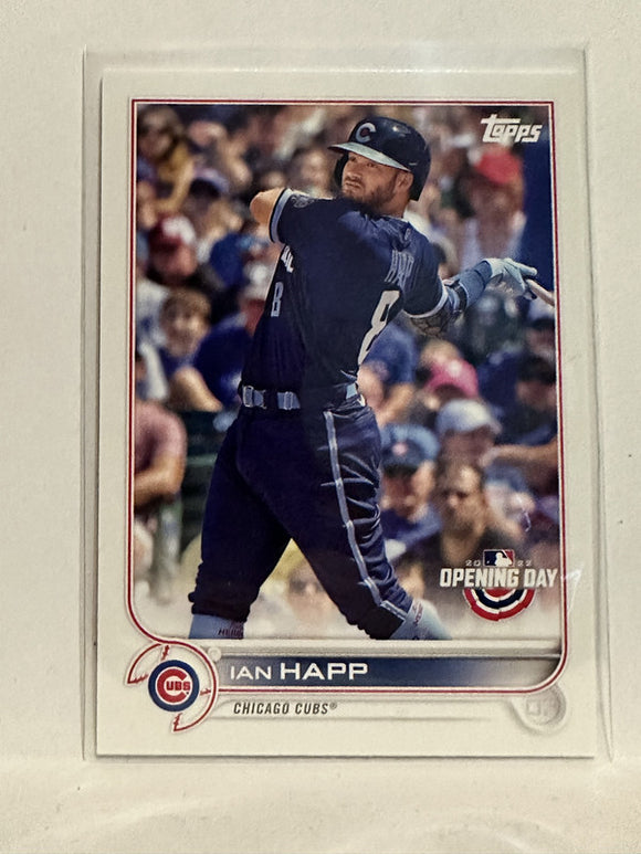 #9 Ian Happ Chicago Cubs 2022 Topps Opening Day Baseball Card