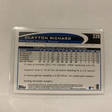 #339 Clayton Richard San Diego Padres   2012 Topps Baseball Card A2M