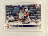 #191 Pete Alonso New York Mets 2022 Topps Opening Day Baseball Card