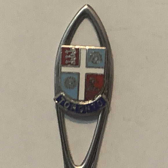 Tornto Crest Emblem Ontario City collectable Souvenir Spoon PK