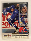#178 Mike Ricci Quebec Nordiques 1994-95 Fleer Ultra Hockey Card