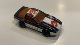 Black White Chevrolet Corvette 1/57 #215 Majorette Toy Diecast Car