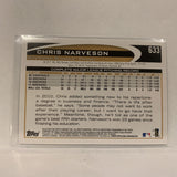 #633 Chris Narveson Milwaukee Brewers   2012 Topps Baseball Card A2M
