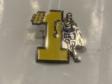 #1 Basketball Player Lapel Hat Pin DA