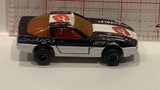 Black White Chevrolet Corvette 1/57 #215 Majorette Toy Diecast Car