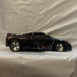 Black Racer Speckled Hot Wheels Loose Diecast Car 1/64 HQ
