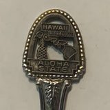 Hawaii Honolulu Aloha State collectable Souvenir Spoon PK
