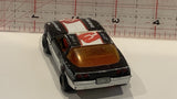 Black White Chevrolet Corvette 1/57 #215 Majorette Toy Diecast Car
