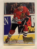 #47 Brent Sutter Chicago Blackhawks 1994-95 Fleer Ultra Hockey Card