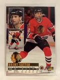 #47 Brent Sutter Chicago Blackhawks 1994-95 Fleer Ultra Hockey Card