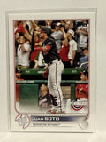 #150 Juan Soto Washington Nationals 2022 Topps Opening Day Baseball Card