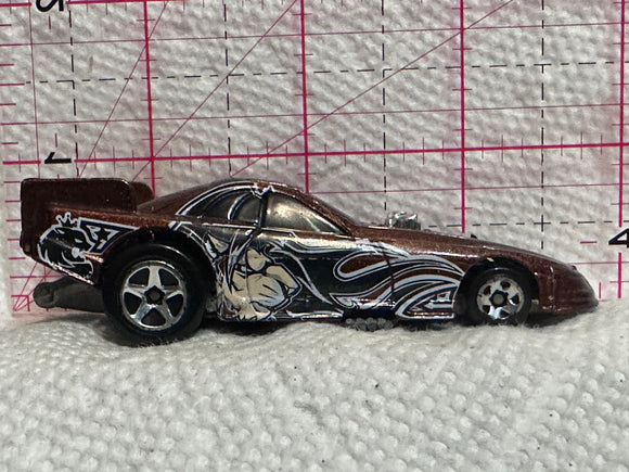 Brown Lion Mustang Funny Car 2003 Hot Wheels Diecast Car