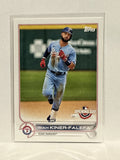 #203 Isiah Kiner-Falefa Texas Rangers 2022 Topps Opening Day Baseball Card