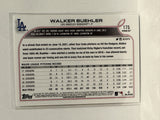 #175 Walker Buehler Los Angeles Dodgers 2022 Topps Opening Day Baseball Card