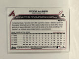 #88 Ozzie Albies Atlanta Braves 2022 Topps Opening Day Baseball Card
