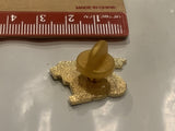 I Love Volleyball Lapel Hat Pin DA