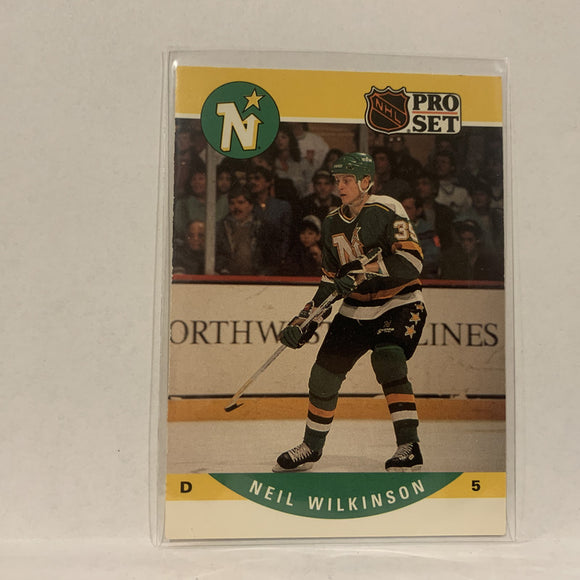 #465 Neil Wilkinson Minnesota North Stars   1990-91 Pro Set Hockey Card A2N