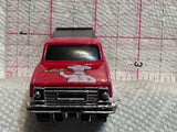 Red Pizza Pick Up Truck Unbranded  Diecast Car