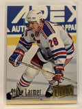 #138 Steve Larmer New York Rangers 1994-95 Fleer Ultra Hockey Card