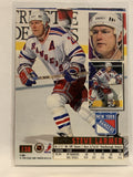 #138 Steve Larmer New York Rangers 1994-95 Fleer Ultra Hockey Card