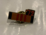 Military Ribbon '72 Lapel Hat Pin DA