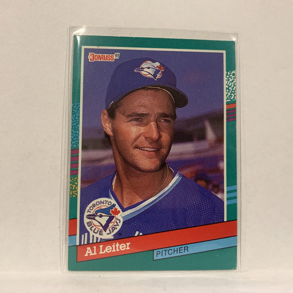 #697 Alois Terry Leiter Toronto Blue Jays   1991 Donruss Baseball Card A2N