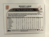 #156 Sammy Long Rookie San Francisco Giants 2022 Topps Opening Day Baseball Card