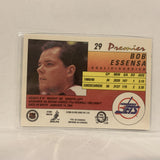 #29 Bob Essensa Winnipeg Jets   1991-92 O-Pee-Chee Hockey Card A2O