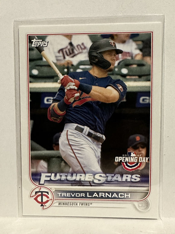 #121 Trevor Larnach Future Stars Minnesota Twins 2022 Topps Opening Day Baseball Card